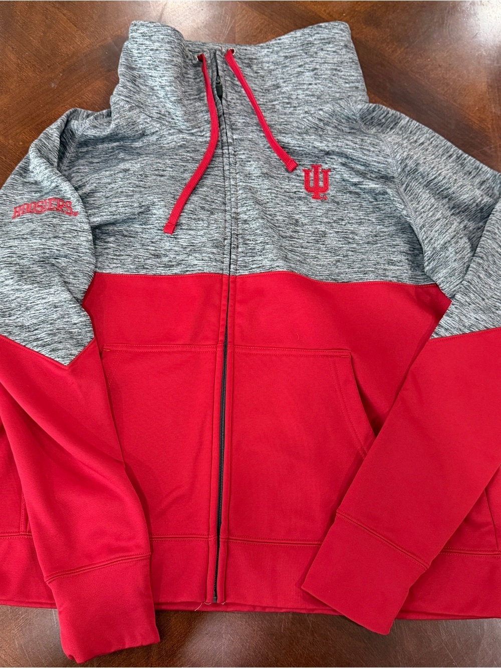 Indiana University Proedge IU Zip-up Hoodie Sz 3XL